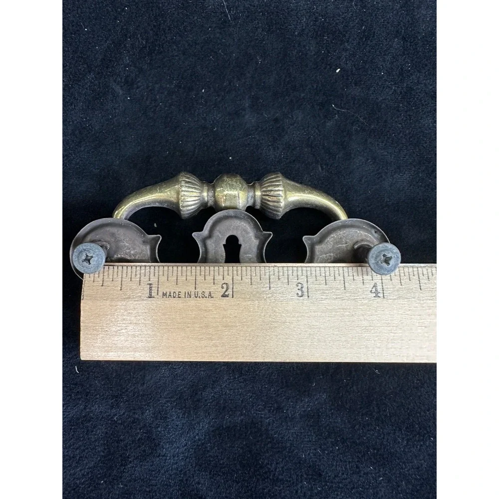 Vintage Brass Drawer Pulls Vintage Hardware MCM 4.5